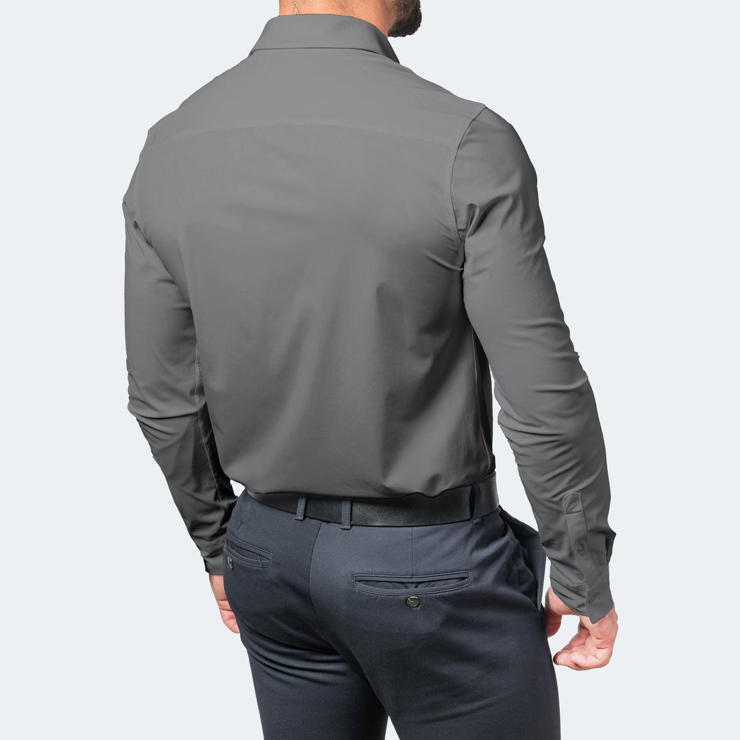 Chemise blanche pour homme - Extrêmement extensible et sans repassage 5