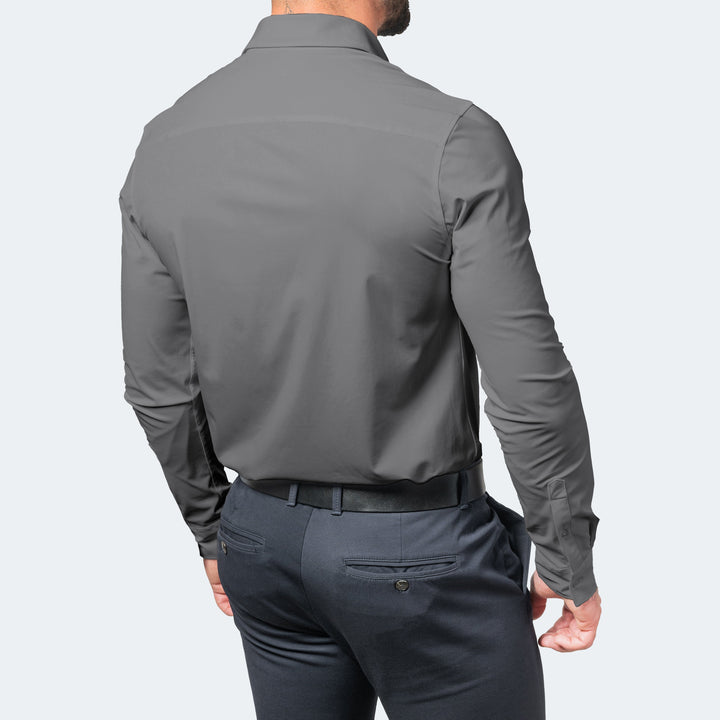Chemise blanche pour homme - Extrêmement extensible et sans repassage 5
