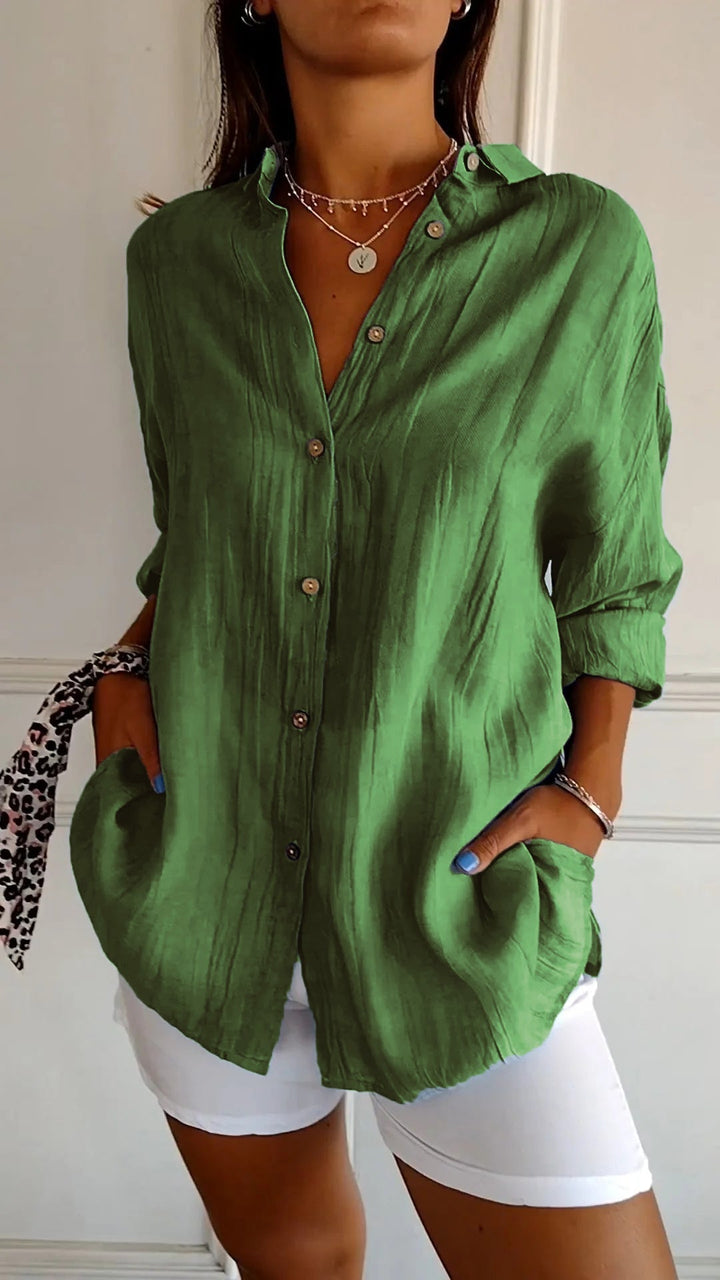 Chemise boutonnée pour femme | Coupe classique, fermeture boutonnée sur le devant 6