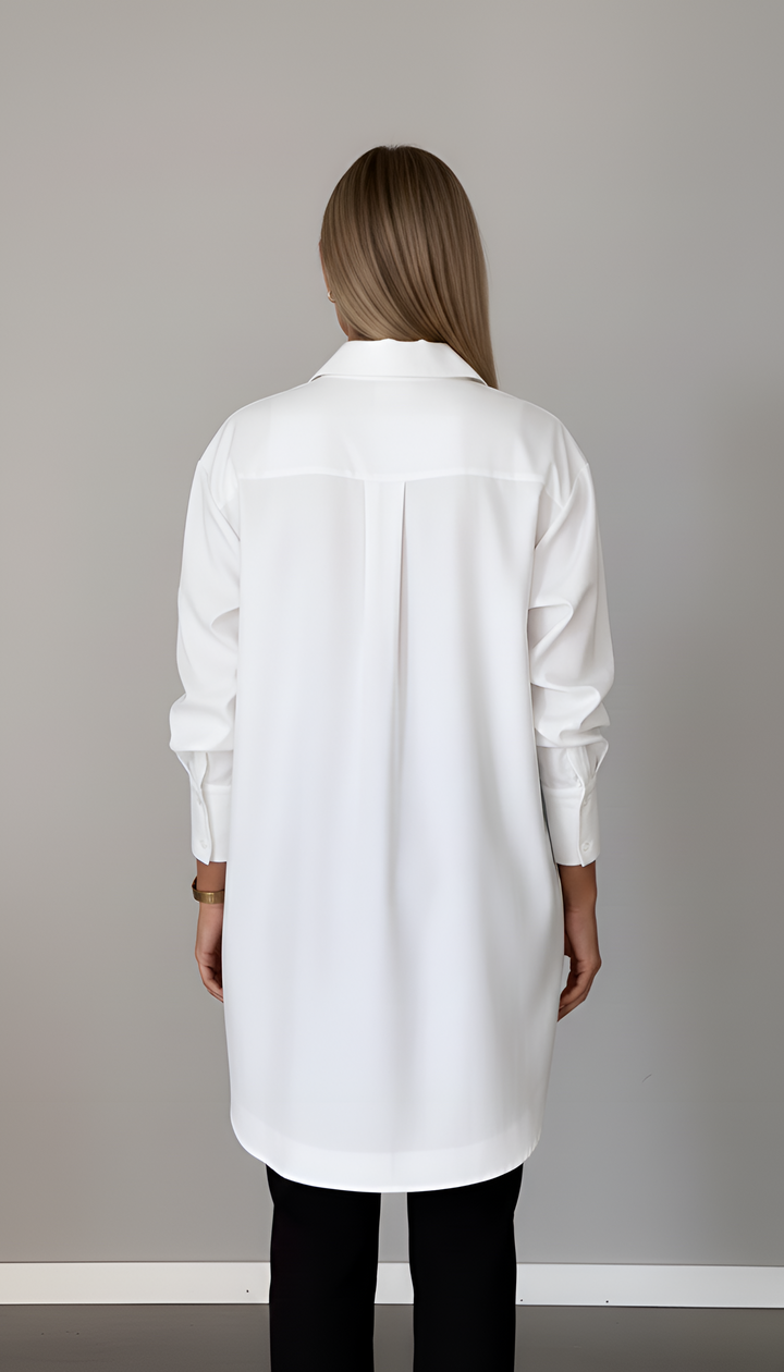 Chemise oversize en coton pour femme Valerios Fashion, col classique 2