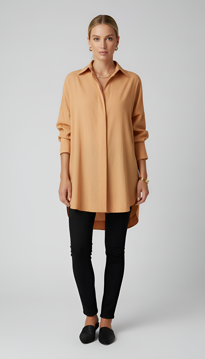 Chemise oversize en coton pour femme Valerios Fashion, col classique 6