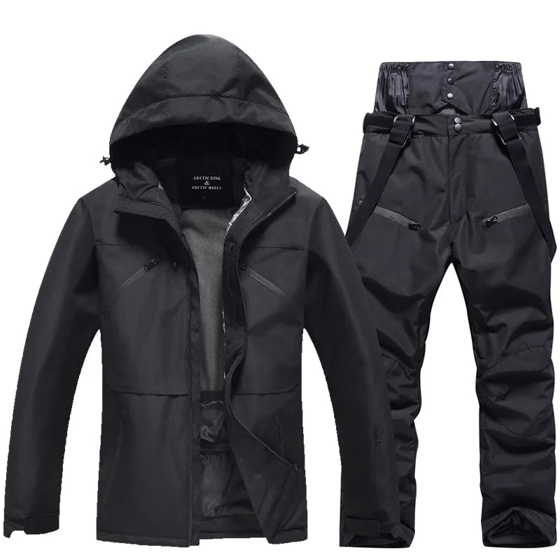 Combinaison de Ski Unisexe 2 Pièces Sweat Zippé et Pantalon – Sacha