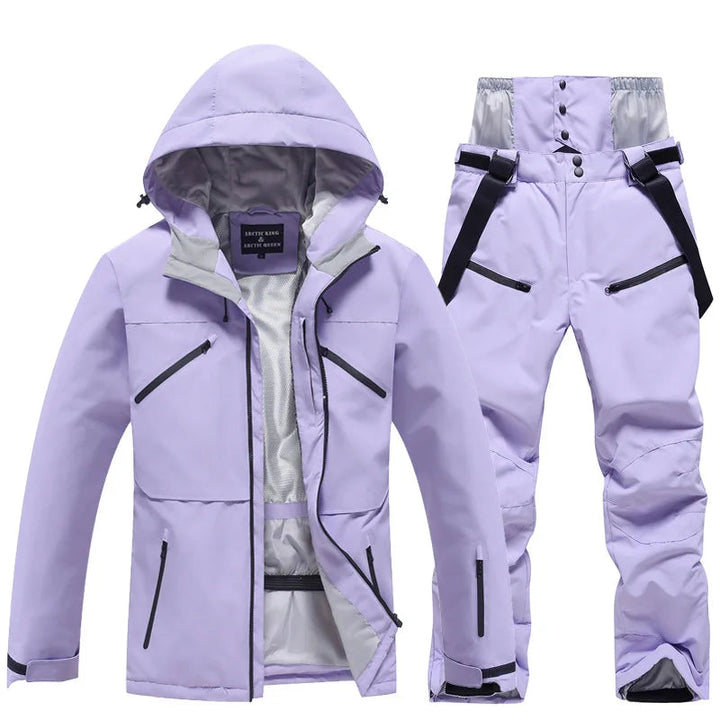 Combinaison de Ski Unisexe 2 Pièces Sweat Zippé et Pantalon – Sacha