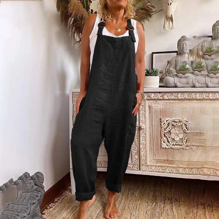 Combinaison femme avec poches latérales | Coupe ample 0