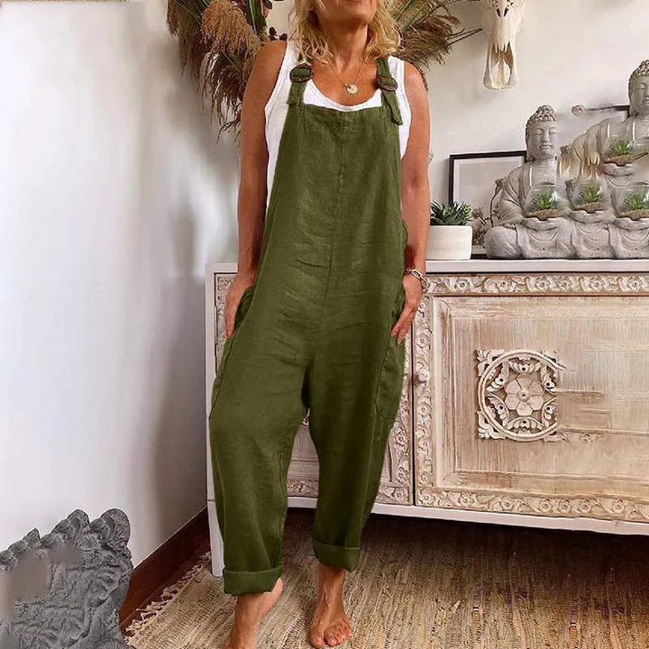 Combinaison femme avec poches latérales | Coupe ample 1