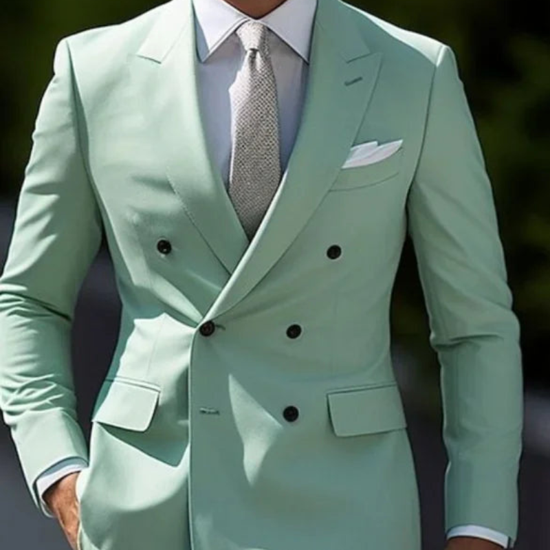 Costume de mariage croisé pour homme | Ensemble 2 pièces