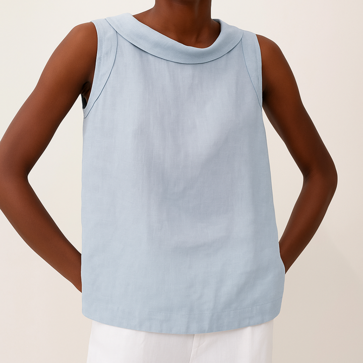 Débardeur femme | Col roulé et coupe ajustée 4