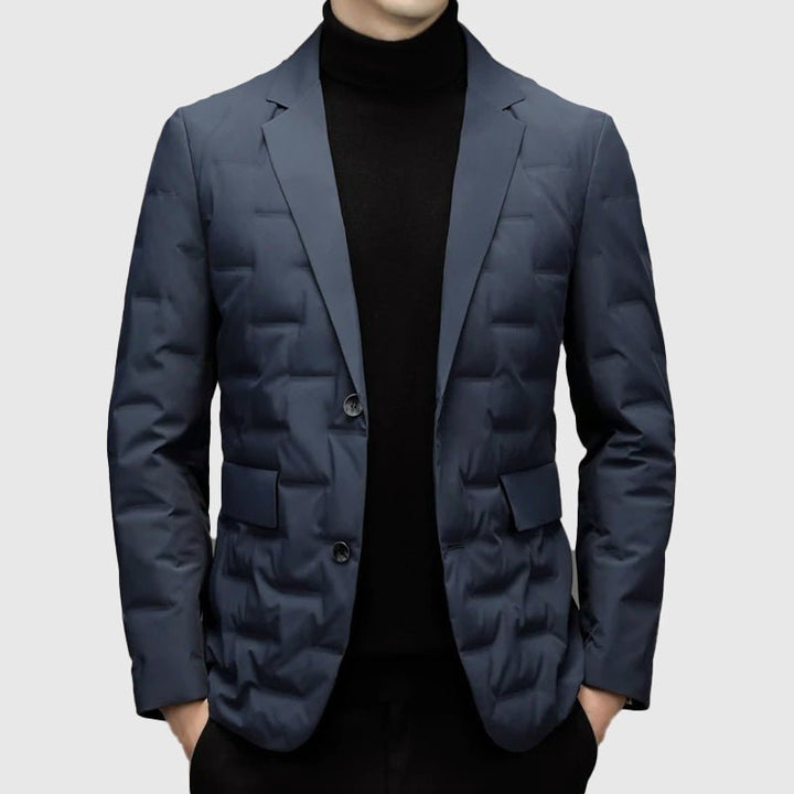 Doudoune d'hiver pour homme avec col à revers 0