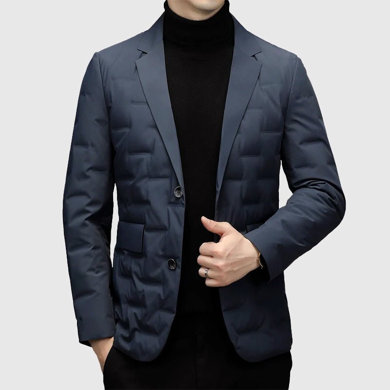 Doudoune d'hiver pour homme avec col à revers 1