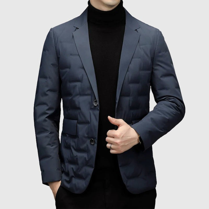 Doudoune d'hiver pour homme avec col à revers 1