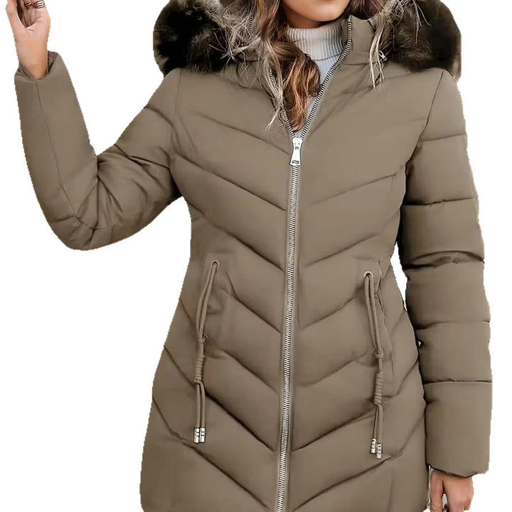 Doudoune femme slim a capuche - Chaude et polyvalente 5