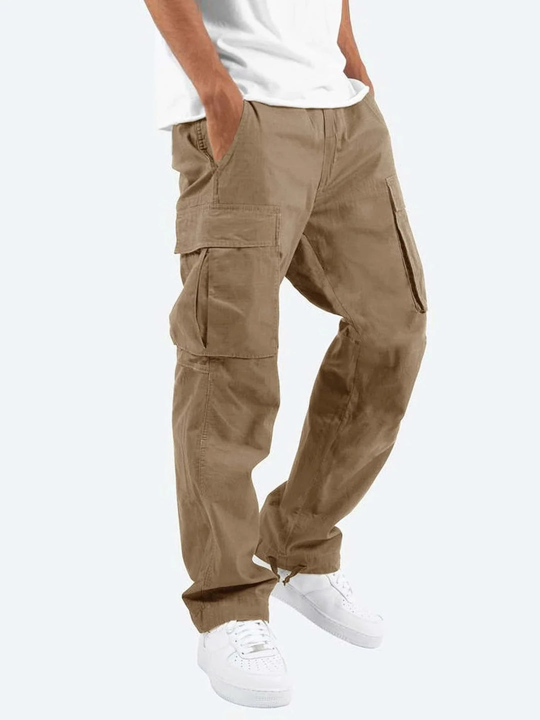 Dylan Pantalon Cargo Homme | Mélange Coton Durable, Multi-Poches 2