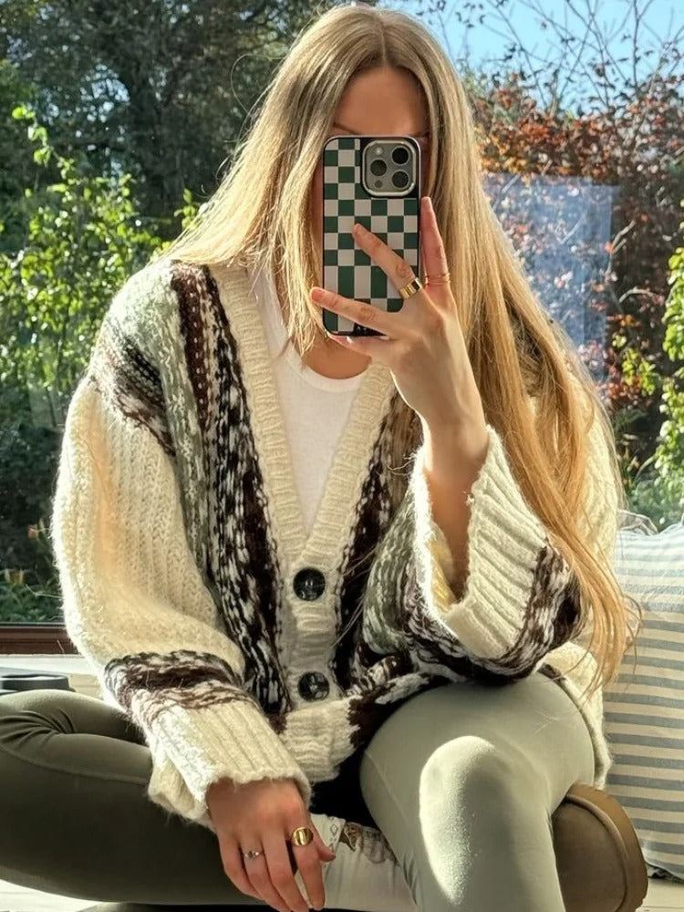 Elara | Pull oversize tressé pour femme | Chaud, doux et intemporel 1