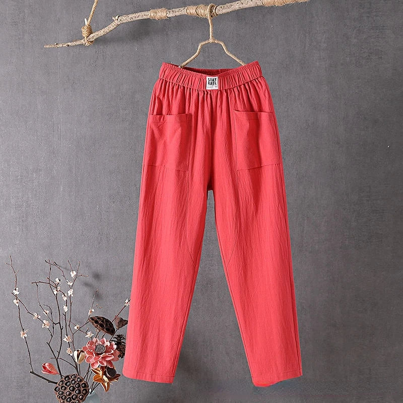 Elfriede | Pantalon ample et décontracté élégant 1