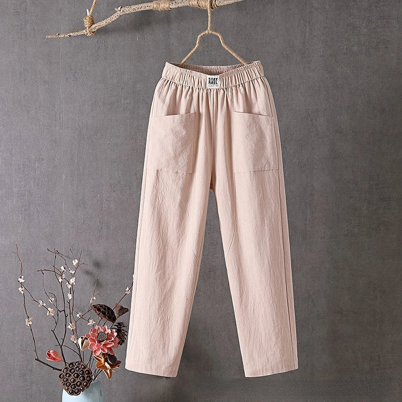 Elfriede | Pantalon ample et décontracté élégant 3