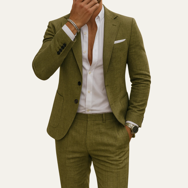 Ensemble Sheffield pour homme, coupe slim – Costume deux pièces pour mariage ou affaires 0