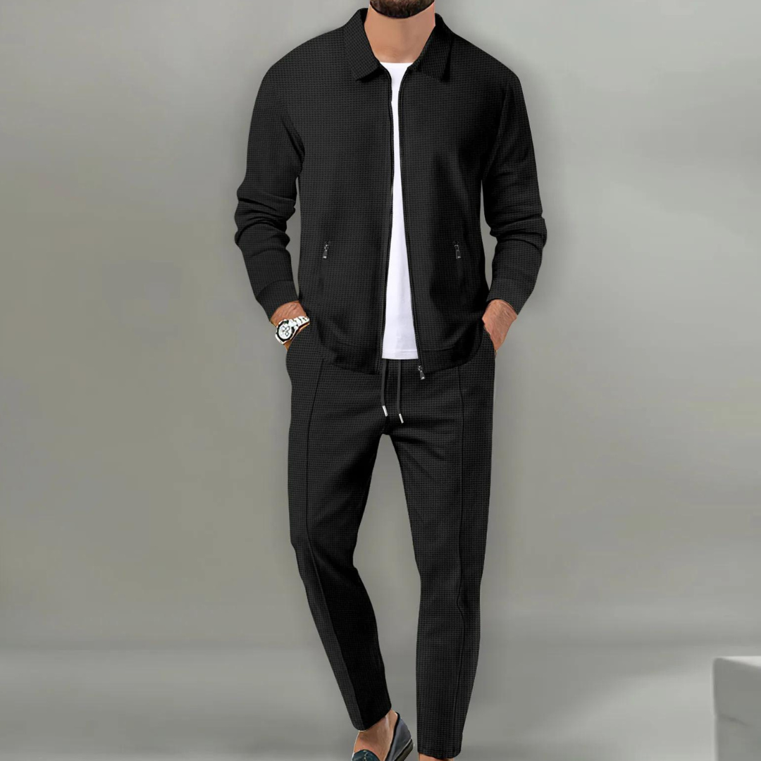 Ensemble cardigan homme élégant | Haut coordonné pour usage quotidien