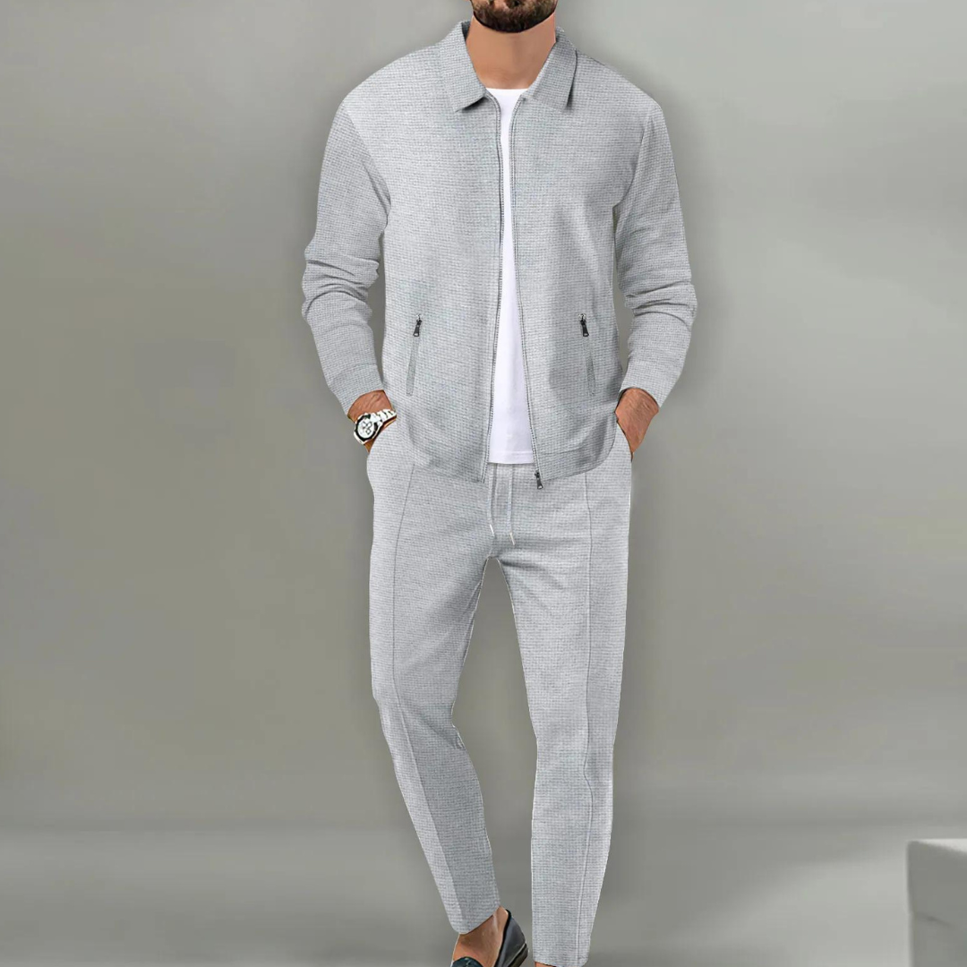 Ensemble cardigan homme élégant | Haut coordonné pour usage quotidien