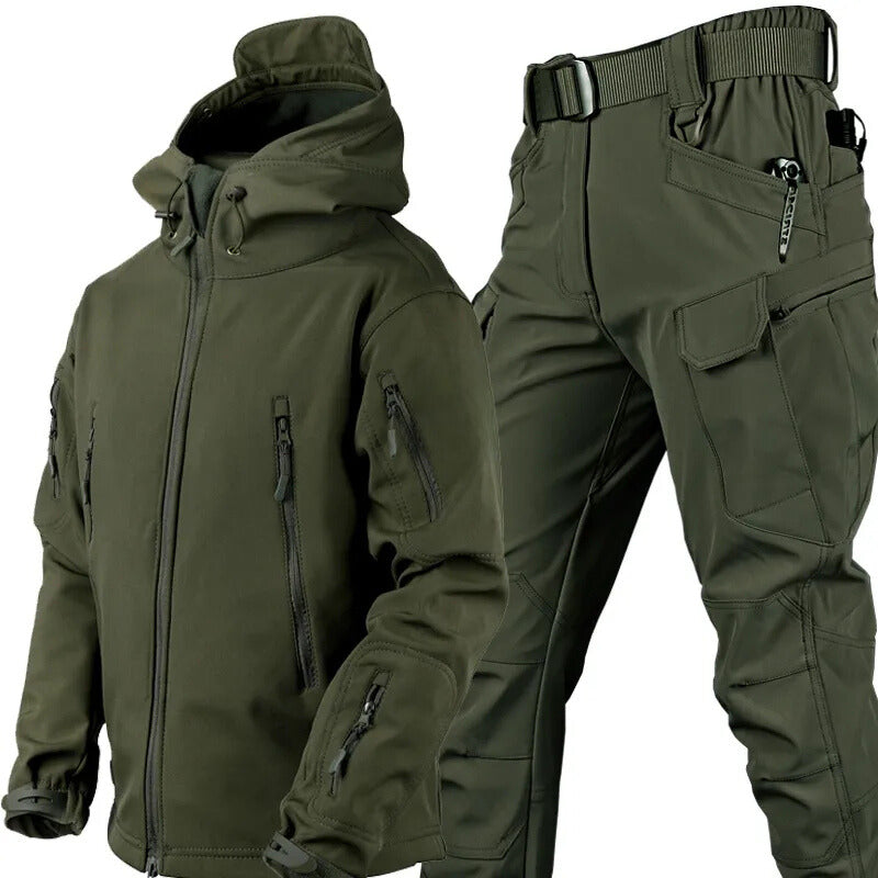 Ensemble d'extérieur imperméable et coupe-vent avec doublure polaire 10