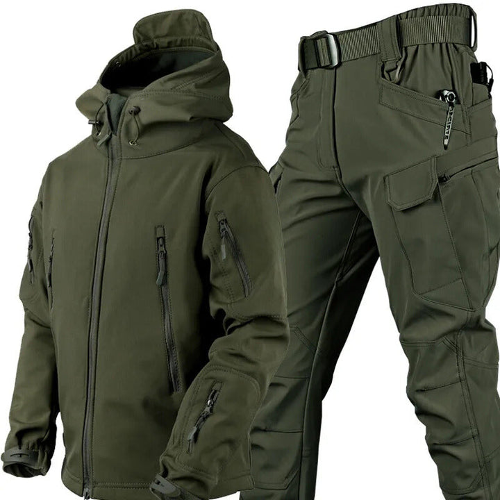 Ensemble d'extérieur imperméable et coupe-vent avec doublure polaire 10