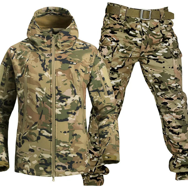 Ensemble d'extérieur imperméable et coupe-vent avec doublure polaire 12