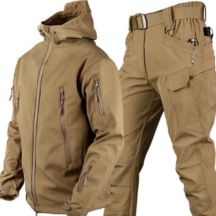 Ensemble d'extérieur imperméable et coupe-vent avec doublure polaire 9
