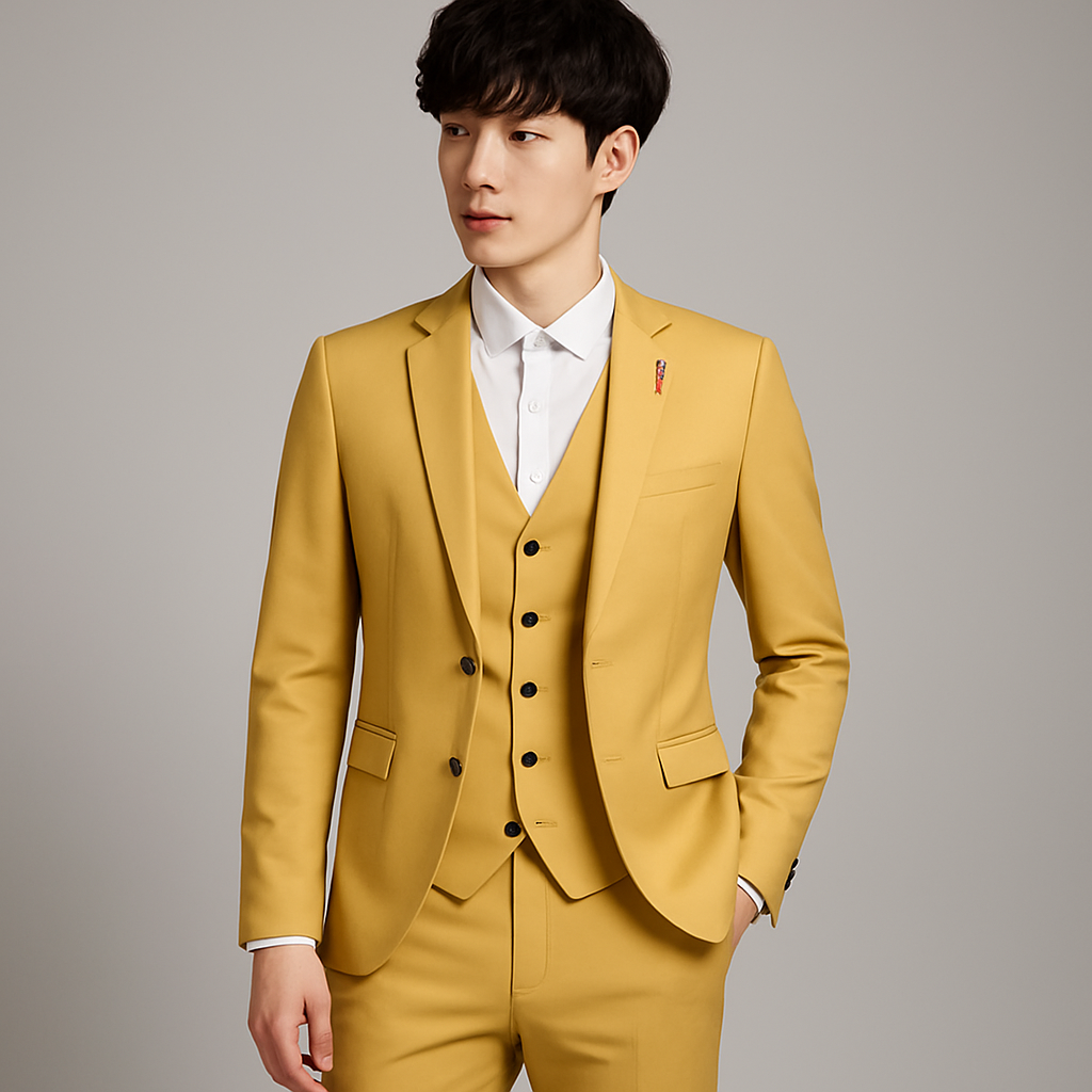 Ensemble de cérémonie 3 pièces pour homme 4