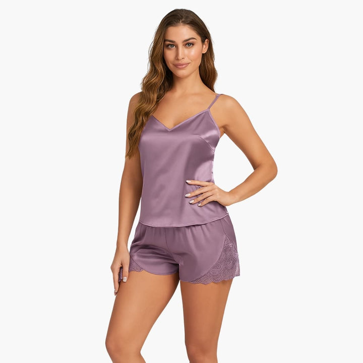 Ensemble de nuit pour femme | Débardeur et short deux pièces 3