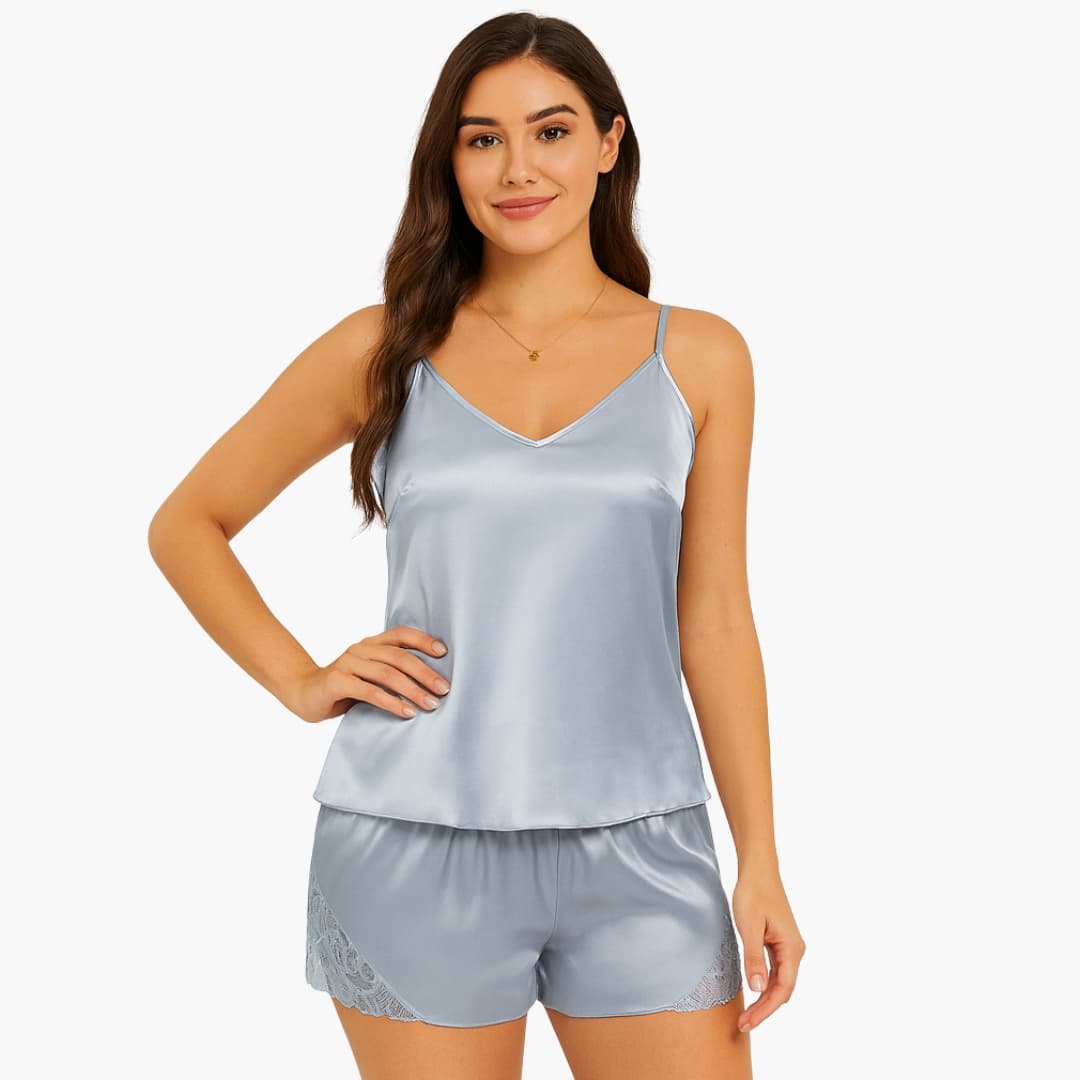 Ensemble de nuit pour femme | Débardeur et short deux pièces 4