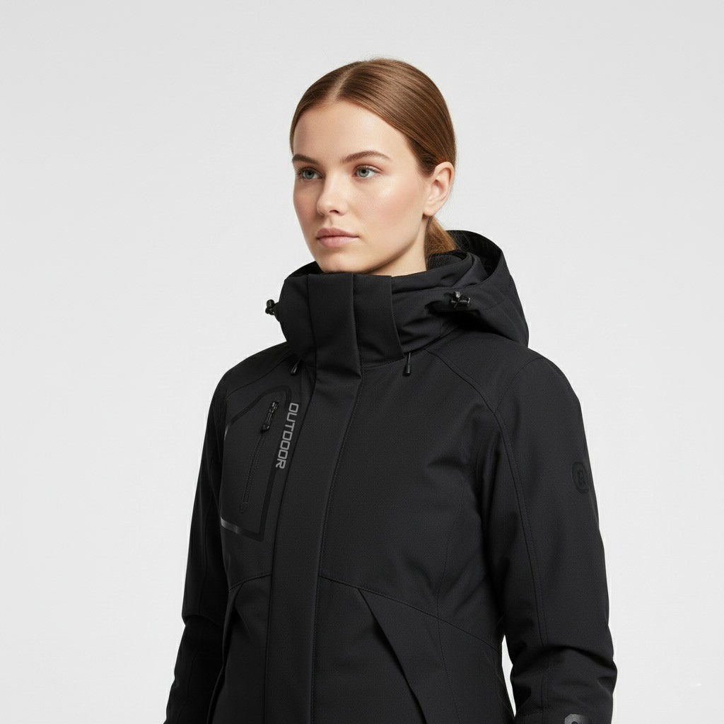 Ensemble ski femme deux pièces veste pantalon imperméable respirant