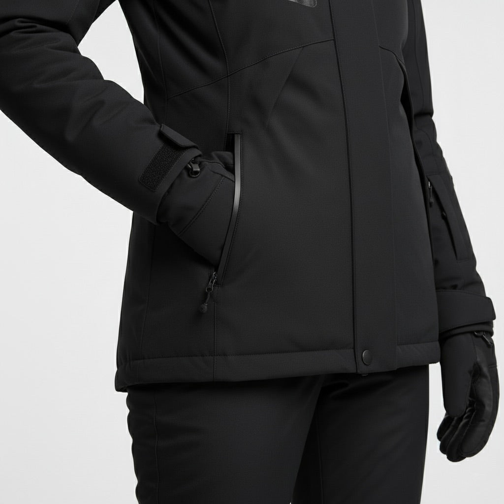 Ensemble ski femme deux pièces veste pantalon imperméable respirant