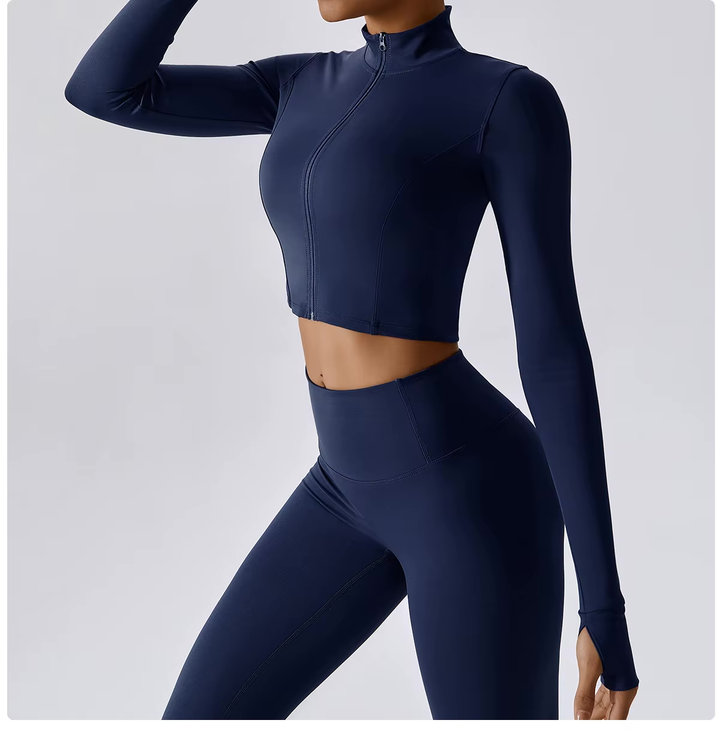 Ensemble de sport 3 pièces pour femme | Legging, haut et sweat-shirt 8