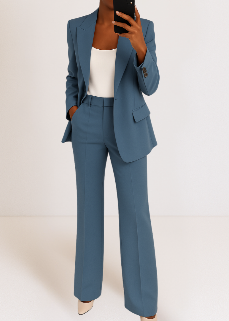 Ensemble de vêtements pour femmes | Ensemble deux pièces coupe classique 2
