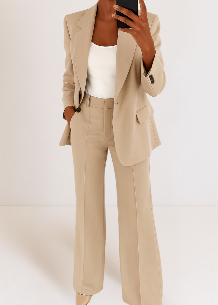 Ensemble de vêtements pour femmes | Ensemble deux pièces coupe classique 4