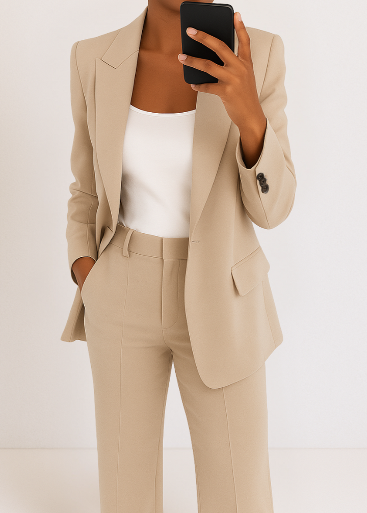 Ensemble de vêtements pour femmes | Ensemble deux pièces coupe classique 5