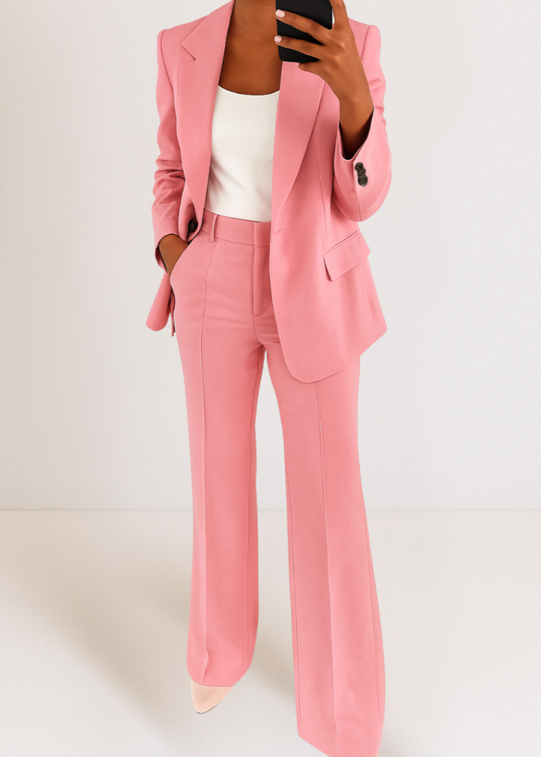 Ensemble de vêtements pour femmes | Ensemble deux pièces coupe classique 8