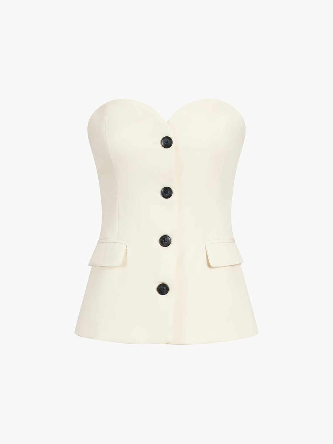 Ensemble femme bustier pantalon deux pièces élégant soirée
