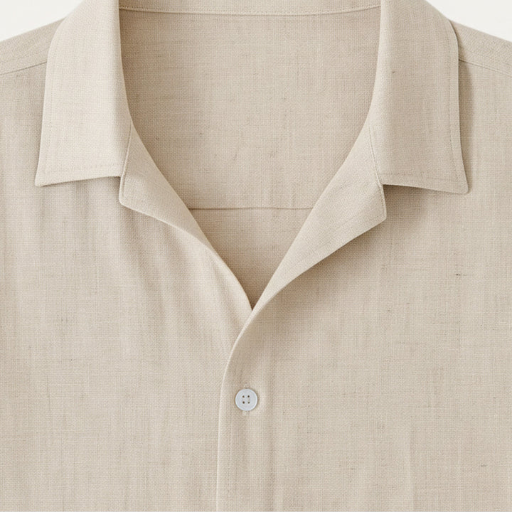 Ensemble deux pièces pour homme | Chemise à manches courtes et pantalon à cordon 2