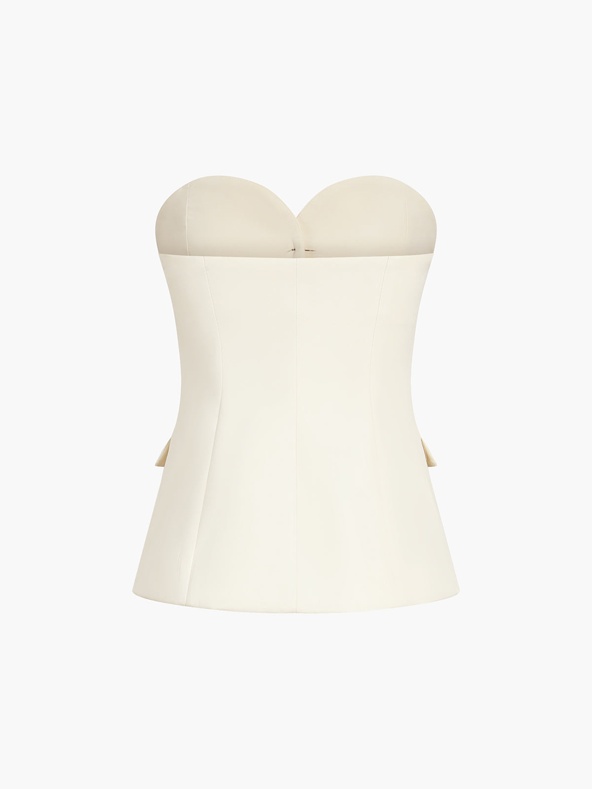 Ensemble femme deux pièces avec haut structuré et pantalon droit