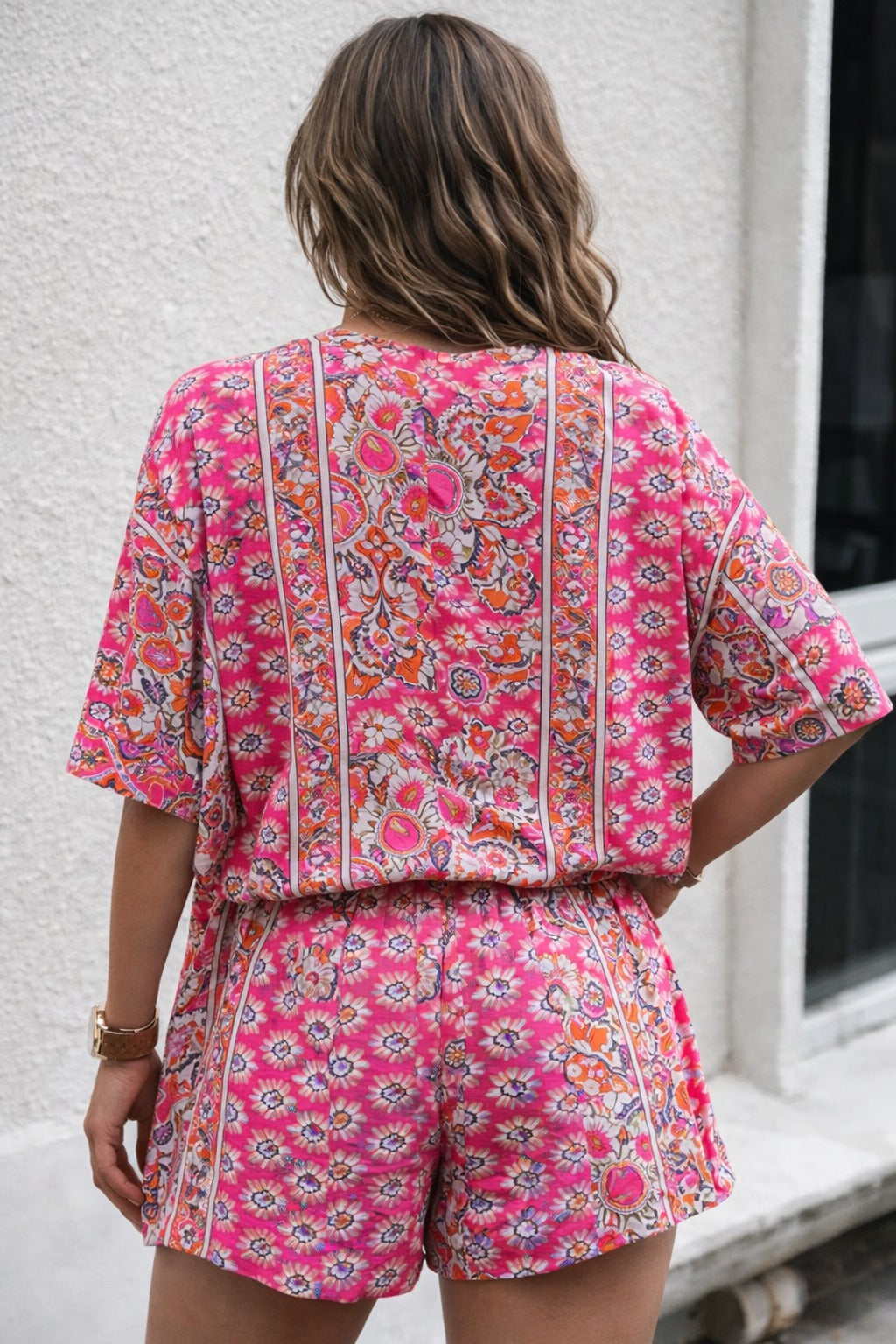 Ensemble femme composé d'une chemise et d'un short 3