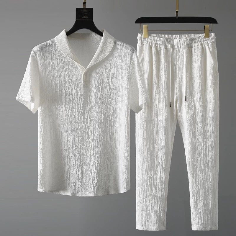 Ensemble homme | Chemise à manches courtes et pantalon 1