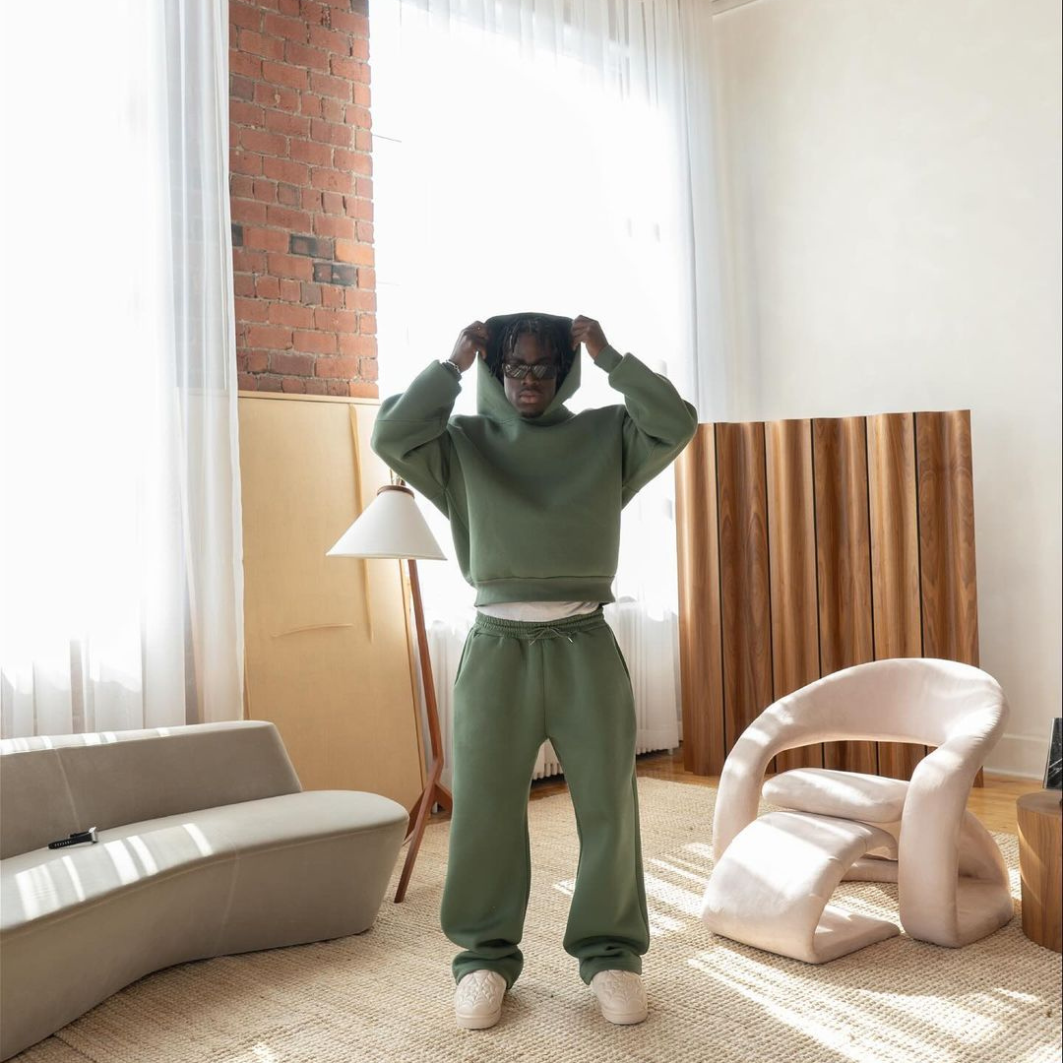 Ensemble pour homme moderne | Ensemble ample confortable hiver