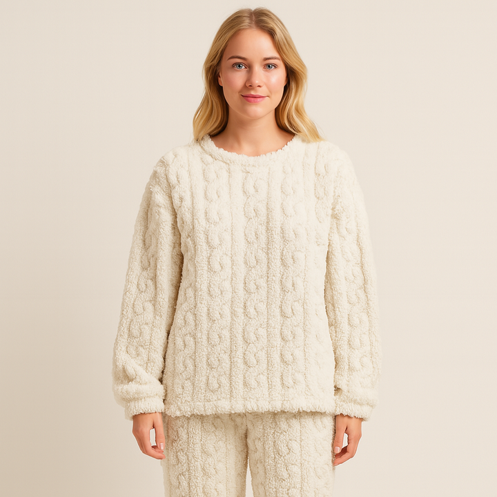 Ensemble pyjama femme | Pyjama deux pièces coupe classique 0