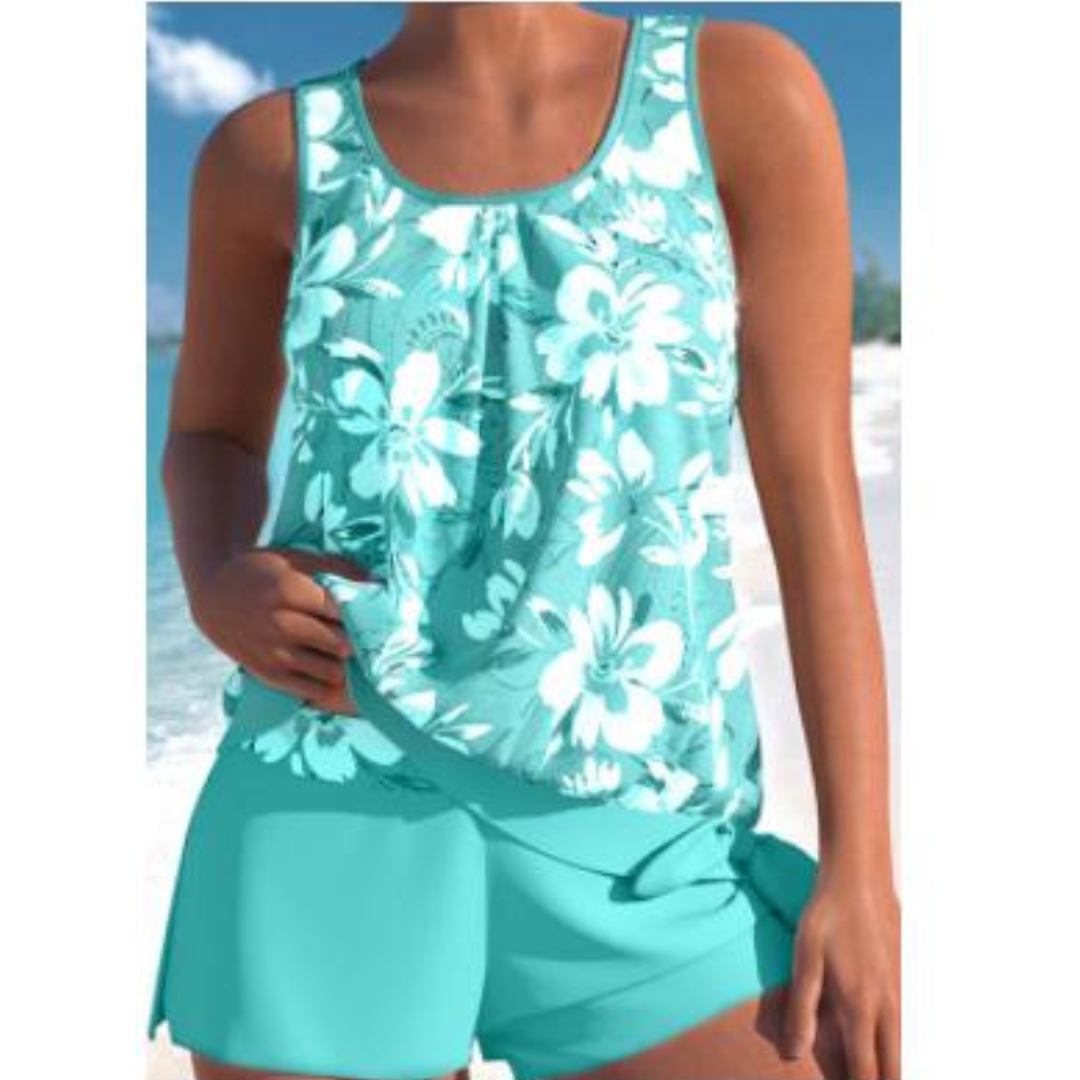 Ensemble tankini femme | Deux pièces sans manches 0
