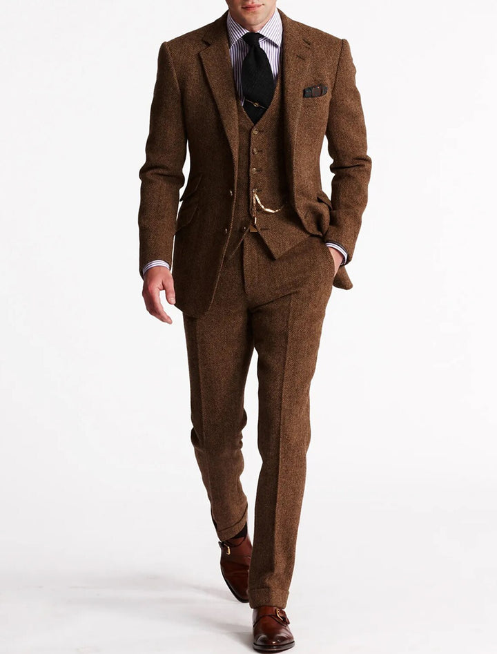 Ensemble trois pièces pour homme | Haut, gilet et pantalon 0