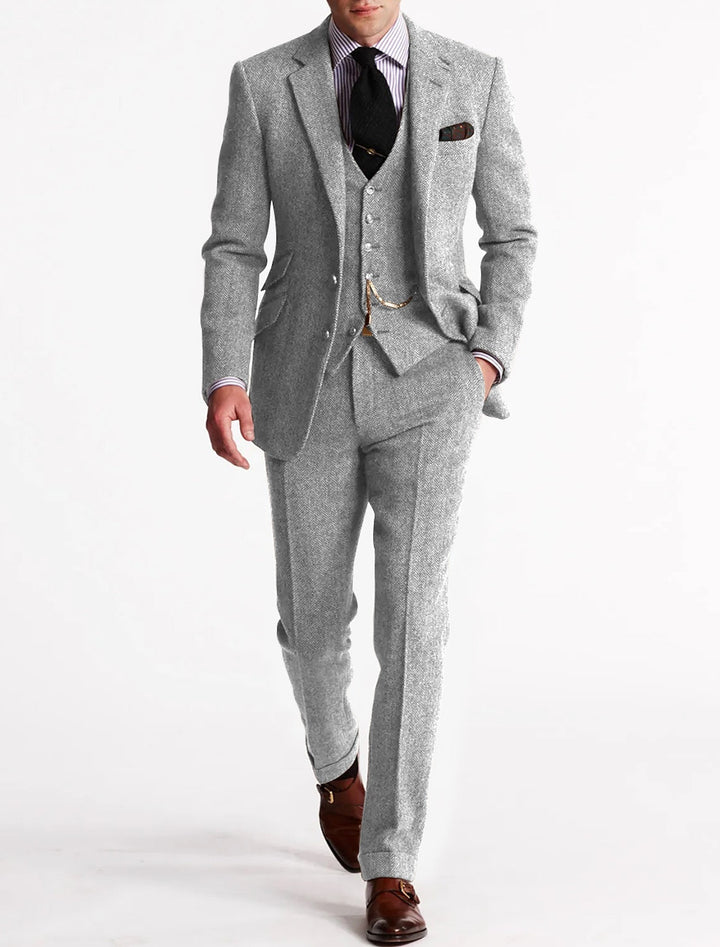 Ensemble trois pièces pour homme | Haut, gilet et pantalon 4