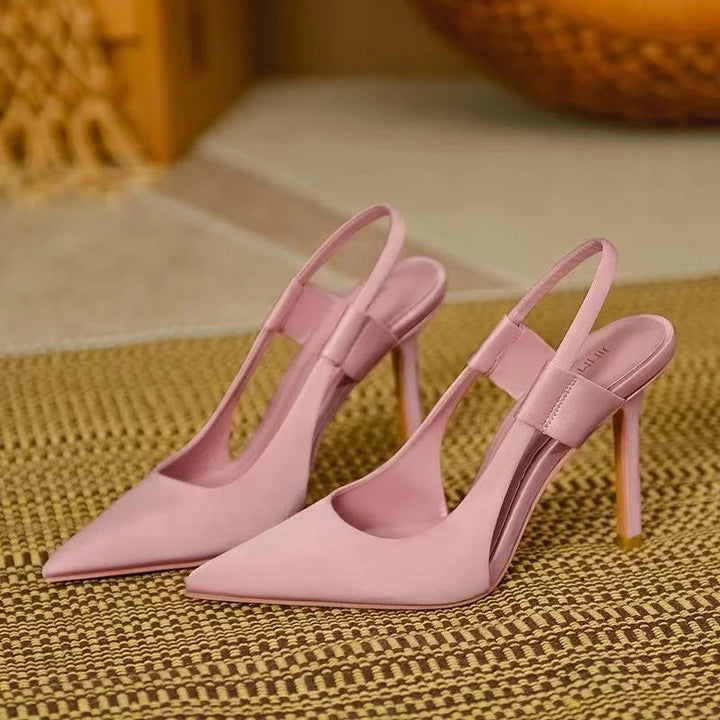 Escarpins femme à bride arrière bout pointu slingback élégants