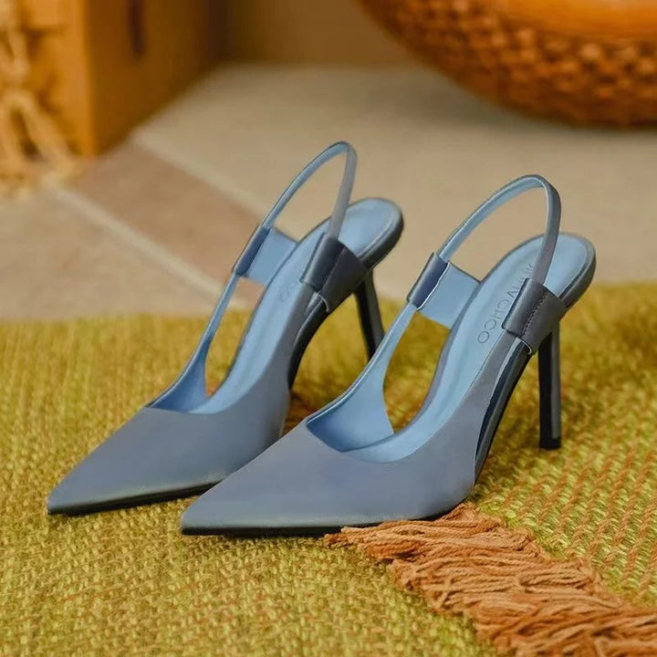 Escarpins femme à bride arrière bout pointu slingback élégants