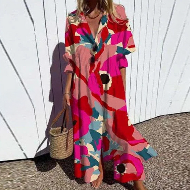 Lily | Robe Maxi Éclatante