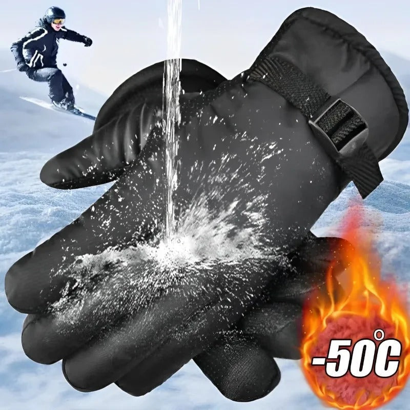 Gants d’hiver unisexes imperméables pour usage extérieur